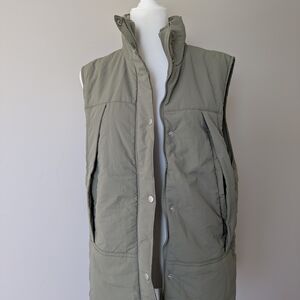 Olive Green Puffy Vest